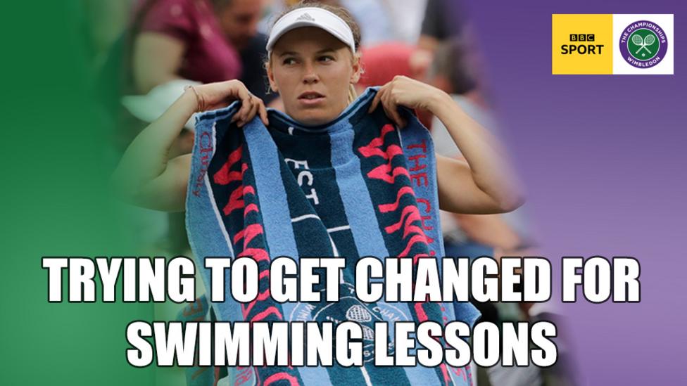 Wimbledon players with funny captions.