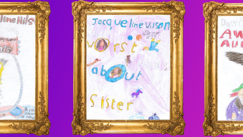 CBBC Book Club Book Drawings sent in.