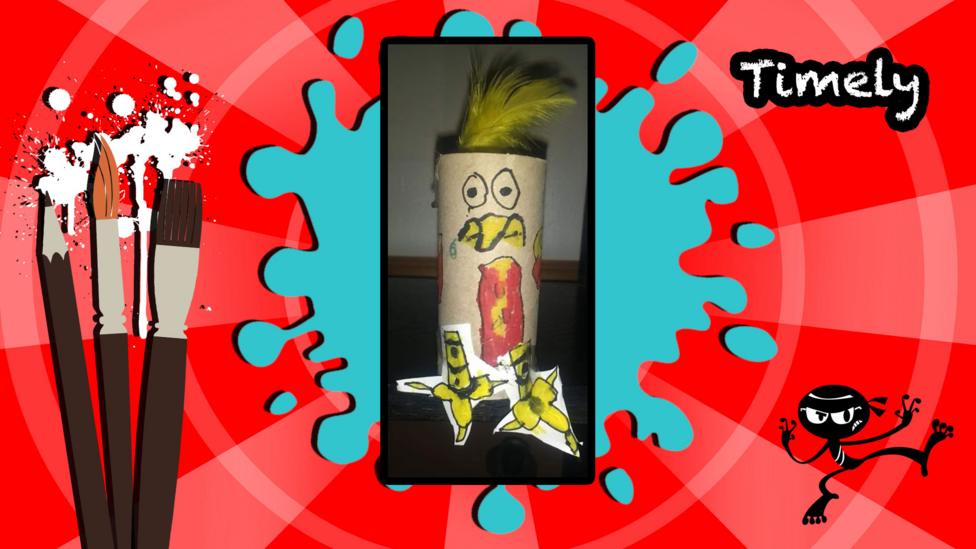 A user's Art Ninja creation, this is an chicken model.