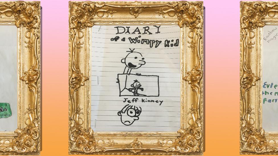 Childrens' illustrations of book characters