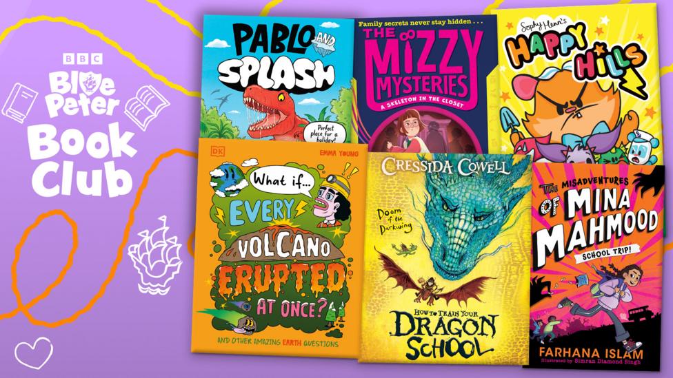 Collection of Blue Peter Book Club books.