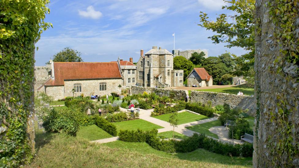 The Princess Beatrice Gardens at Carisbrooke Castle