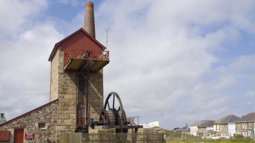 The engine house at East Pool Mine