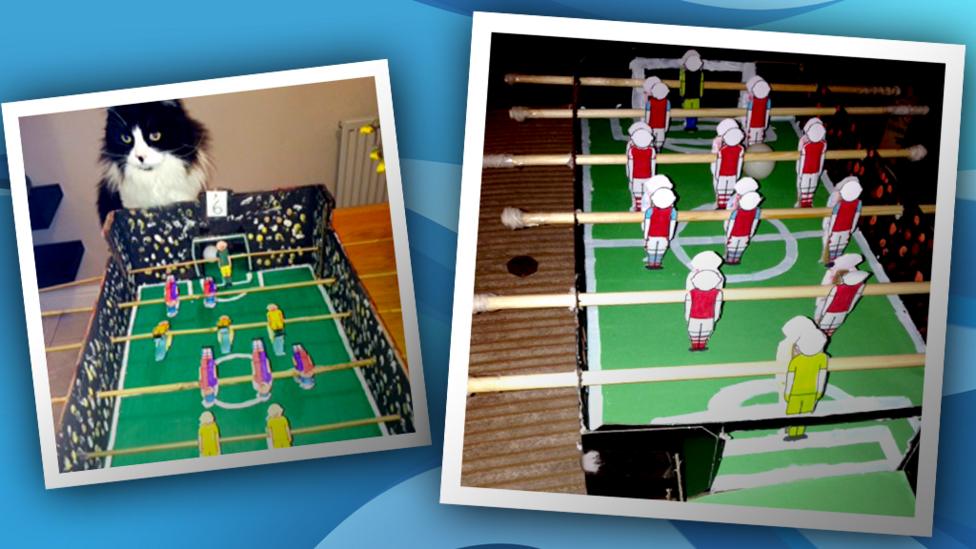 Two table football makes