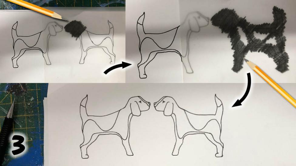 Puppet of Henry the dog from Blue Peter.