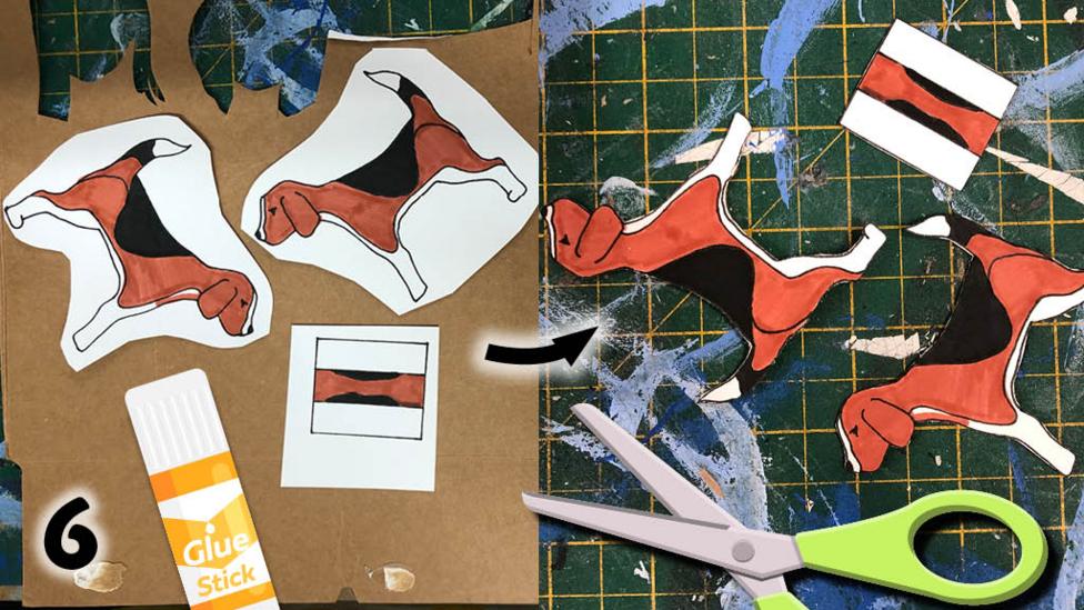 Puppet of Henry the dog from Blue Peter.