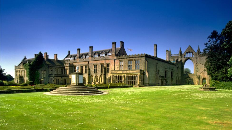 Newstead Abbey and garden