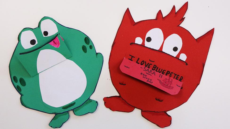 Red nose day post of the week: Two red nose cut outs