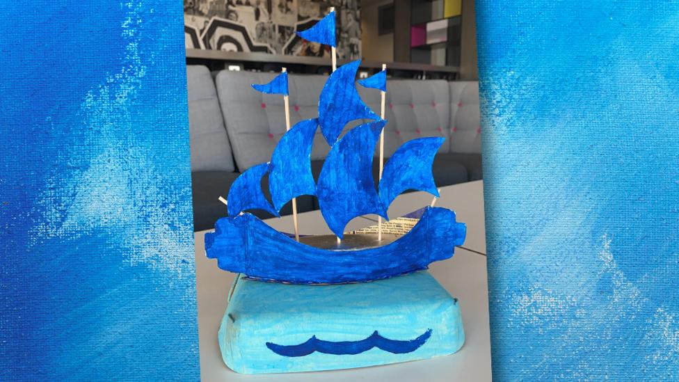 A home made BP ship