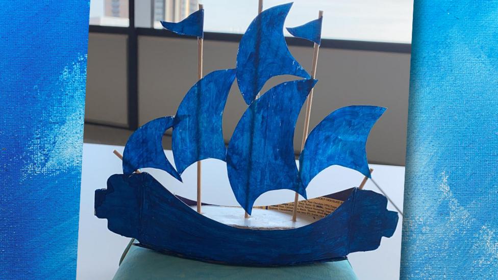 A home made BP ship