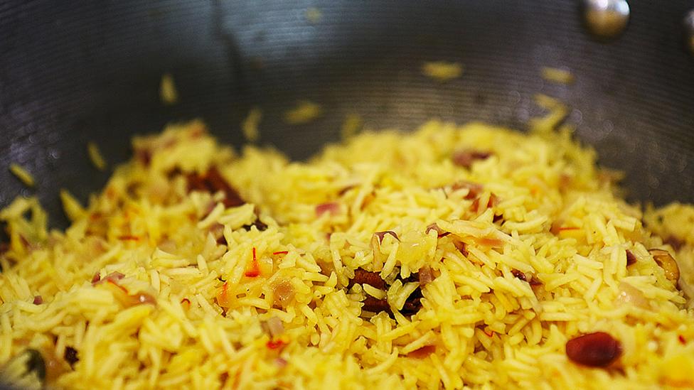 Finished biryani.