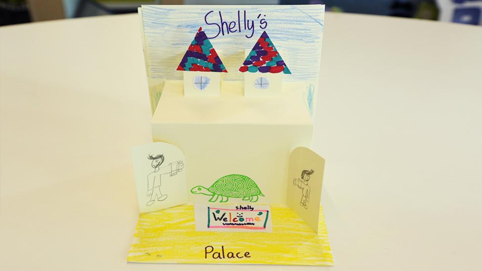 A fold out palace made for Shelley