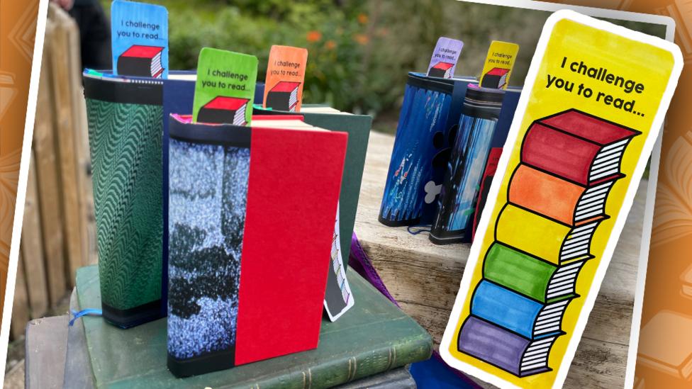 Blue Peter bookmark make.