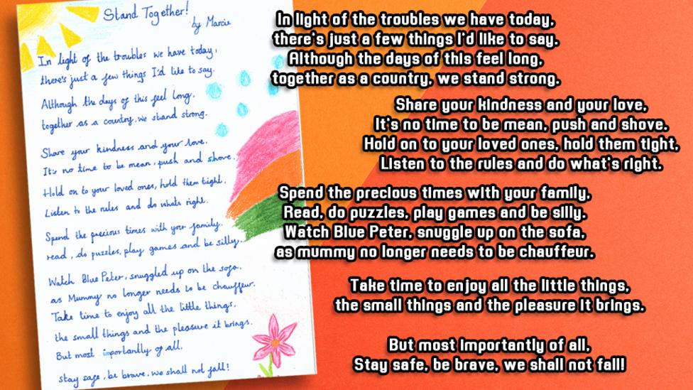 A poem written by a fan.