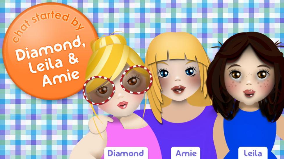 Three girls.