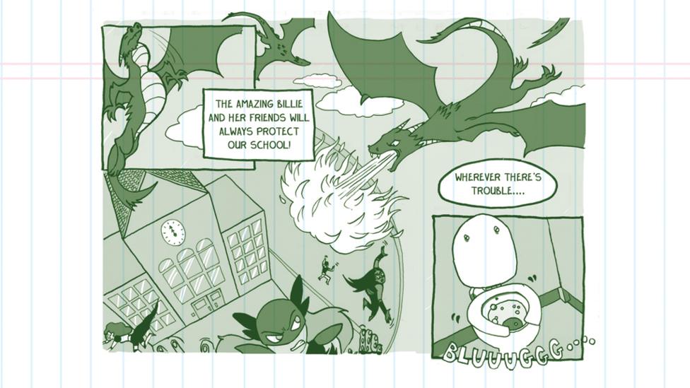 Comics drawn by Billie.