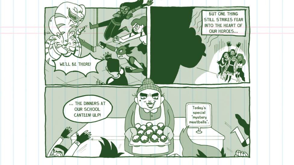 Comics drawn by Billie.