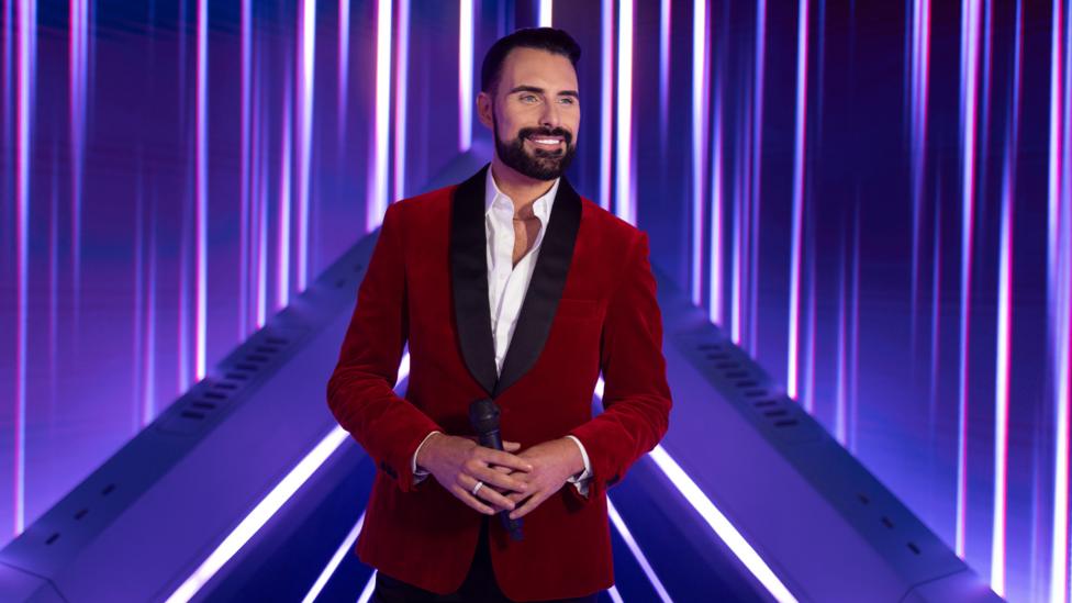 Rylan Clark at the Interstellar Song Contest.