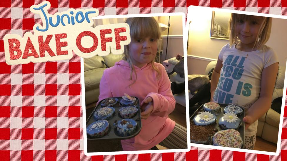 Viewers' photos of their Junior Bake Off bakes.