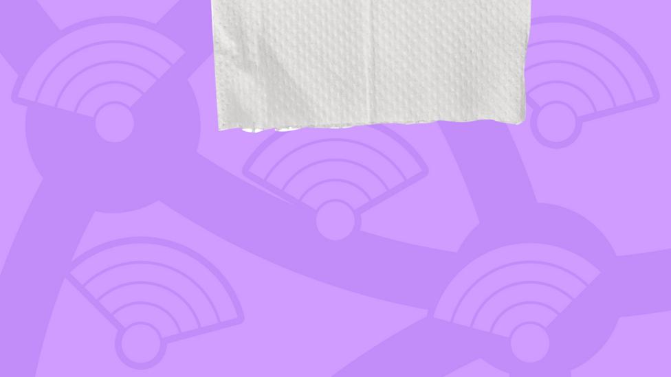 A picture of a toilet roll.