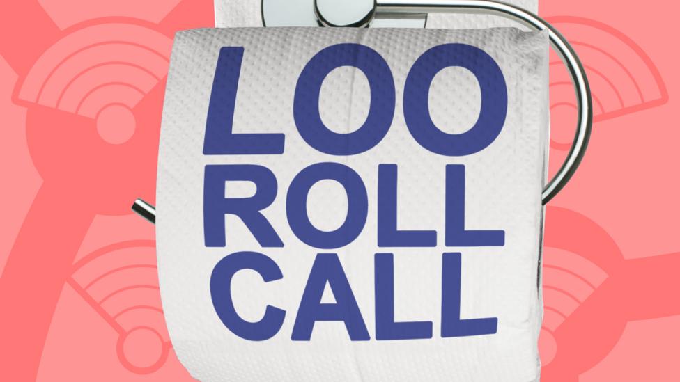 A picture of a toilet roll.