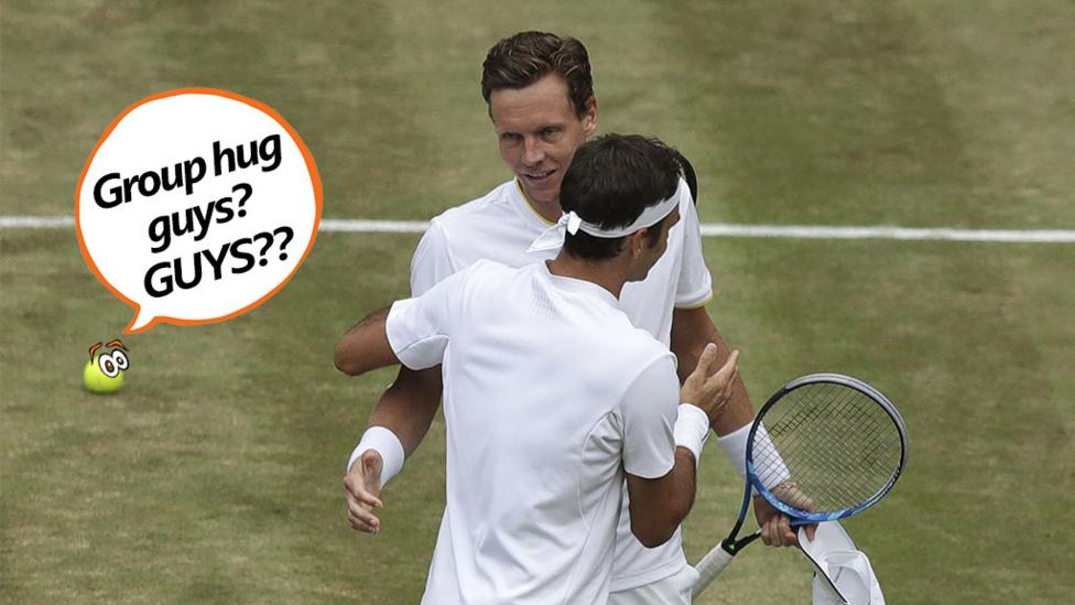 Life as a tennis ball- group of funny images