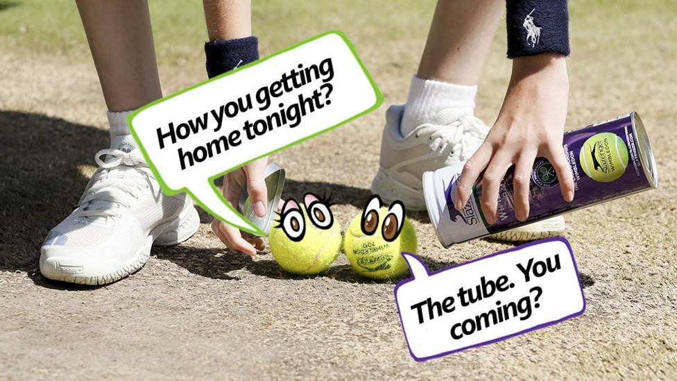 Life as a tennis ball- group of funny images