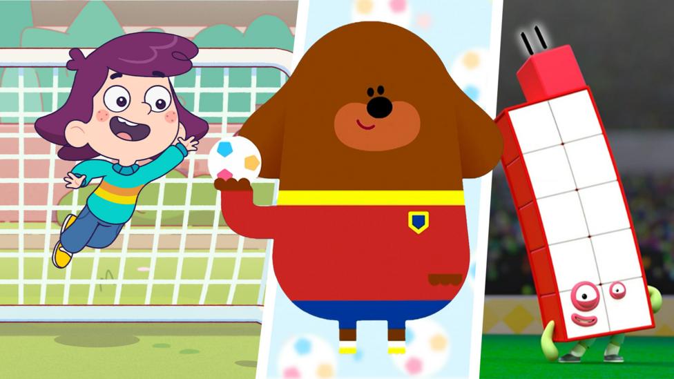 Rafi, Duggee and Numberblock Eleven.