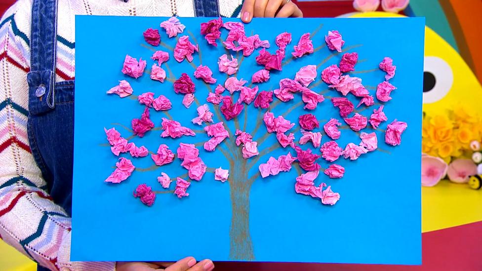 CBeebies House spring craft makes.