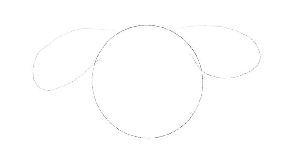 Step-by-step on how to draw Dodge from the CBeebies House.