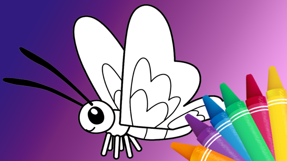 Colouring Sheet Flappy from The Sign Bluey