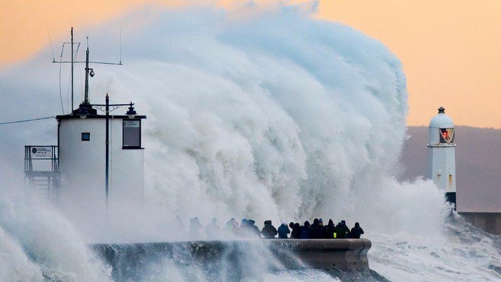 Waves in Porthcawl