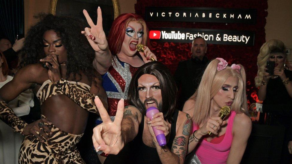 Drag act The Spice Gurrls