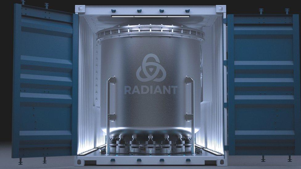 Radiant reactor