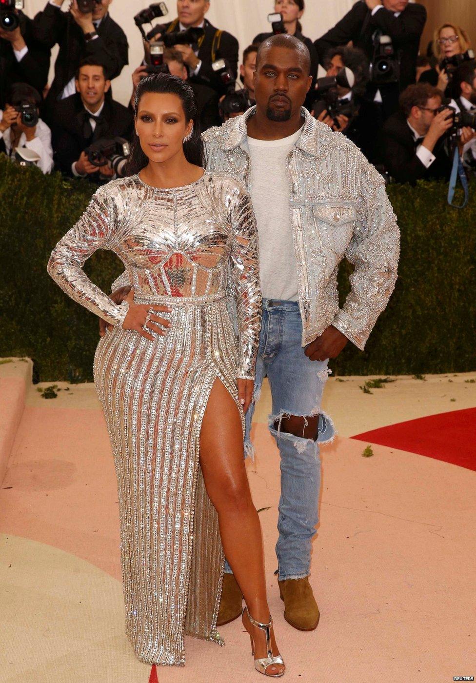 Kim Kardashian and Kanye West