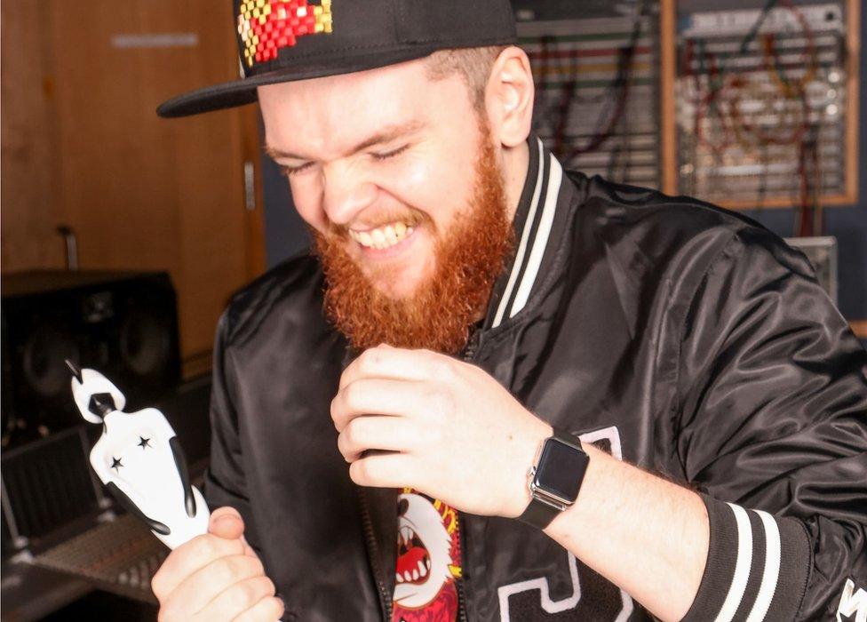 Jack Garratt with Brit Award