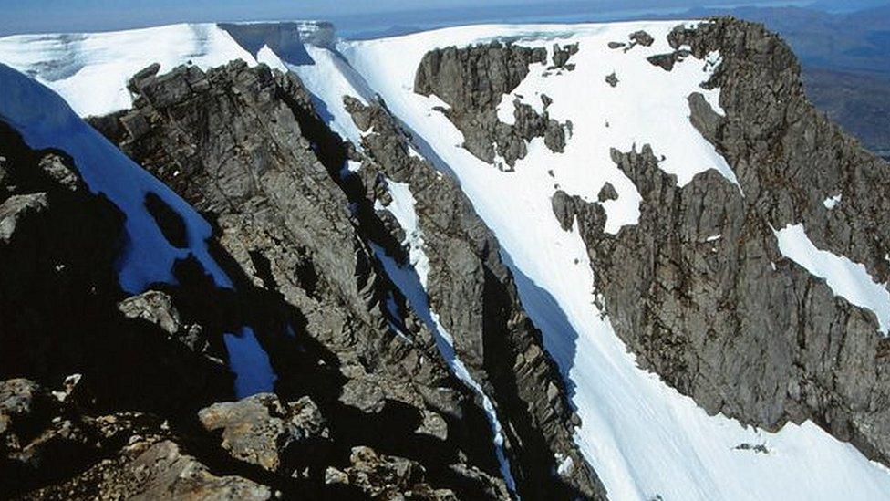 Ben Nevis with snow