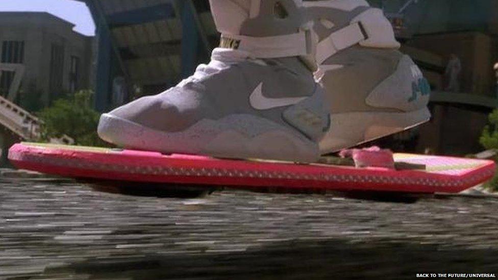 Mart McFly's hoverboard