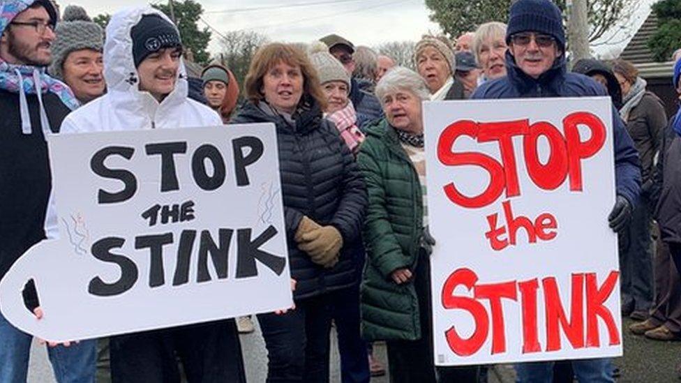 Withyhedge Landfill protestors