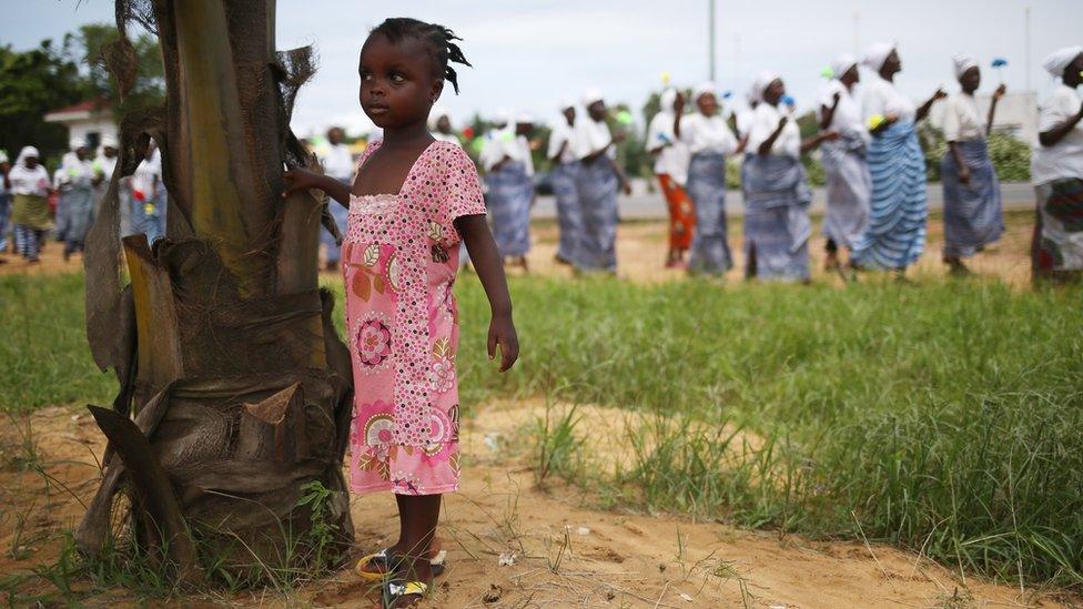 Little girl in Liberia
