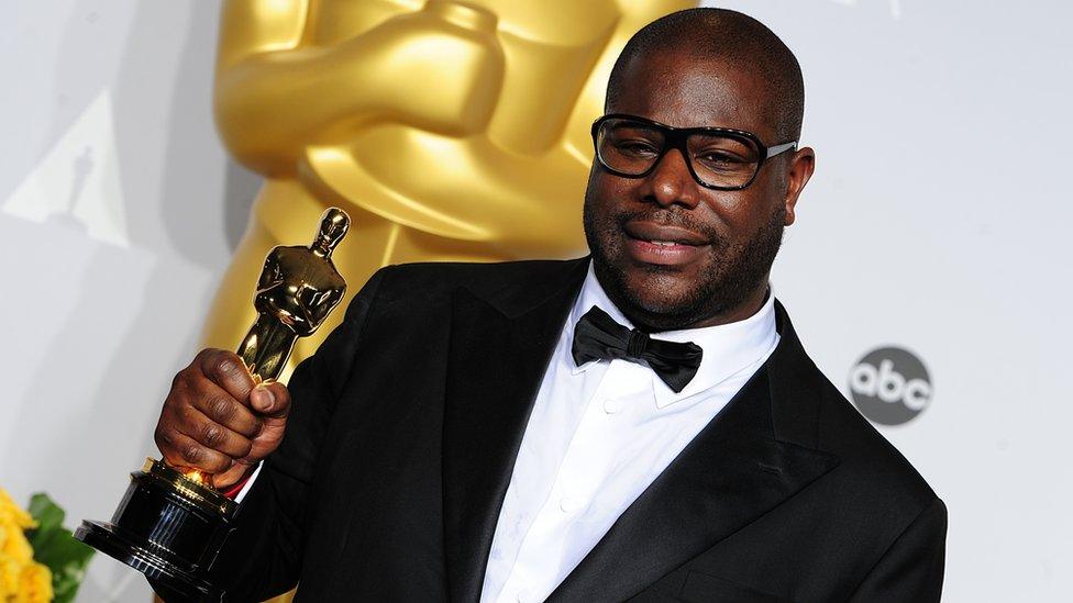 Steve McQueen at the 2014 Oscars