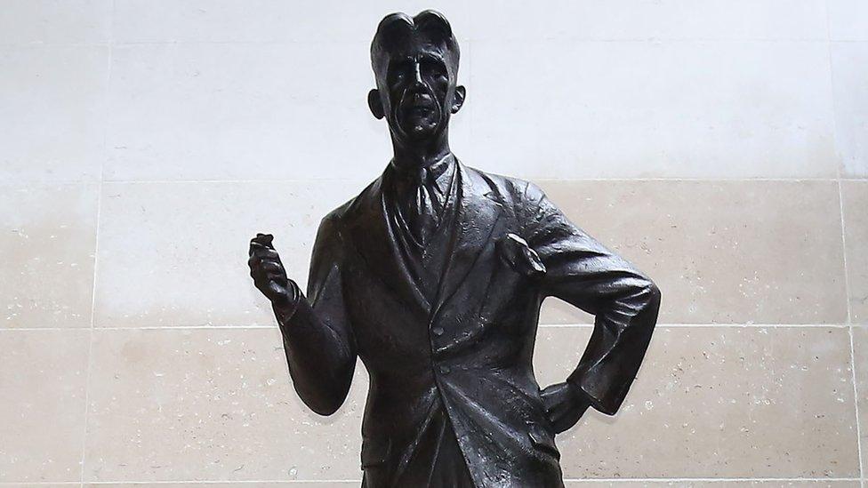 George Orwell statue