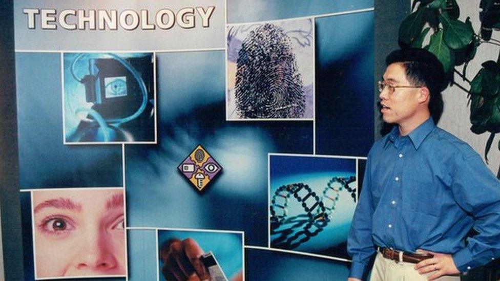 Mr Saito giving an presentation while at I/O Software