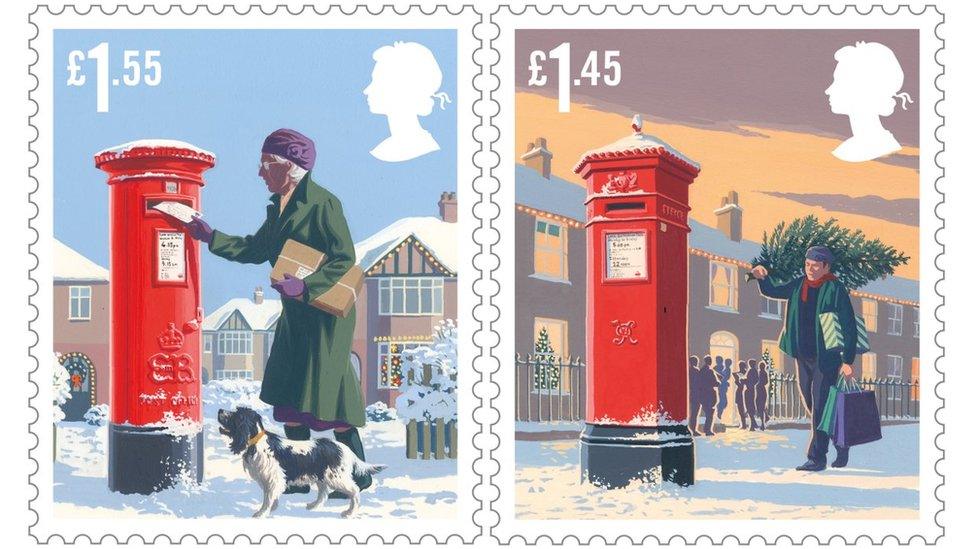 2018 Christmas stamp designs