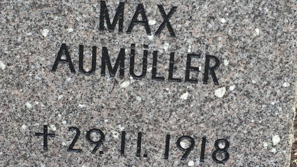 Max Aumüller's grave