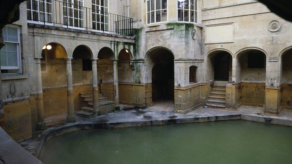 The Roman Baths in Bath