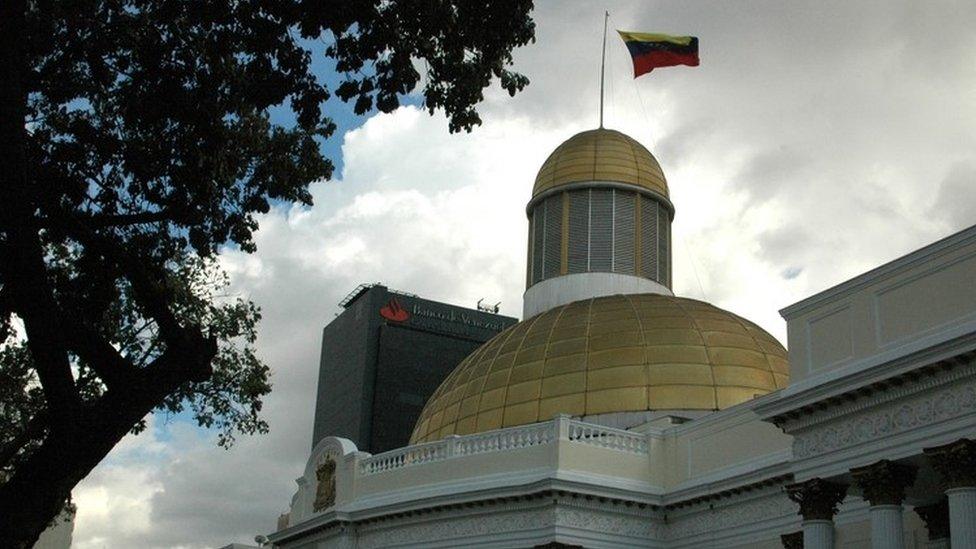 National Assembly (Venezuelan Parliament building) in Caracas