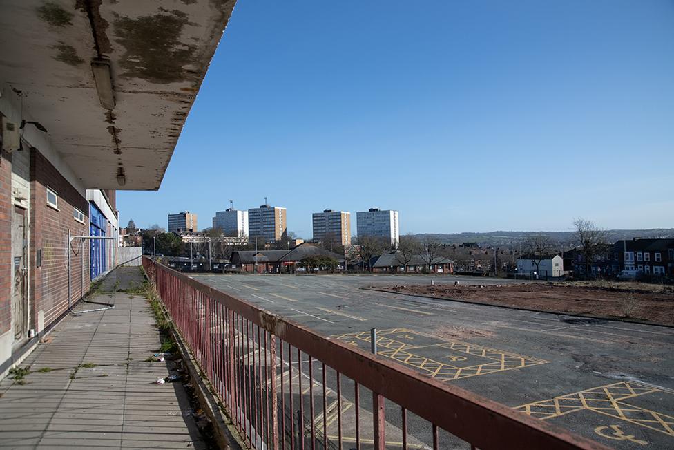 The old bus station in Hanley