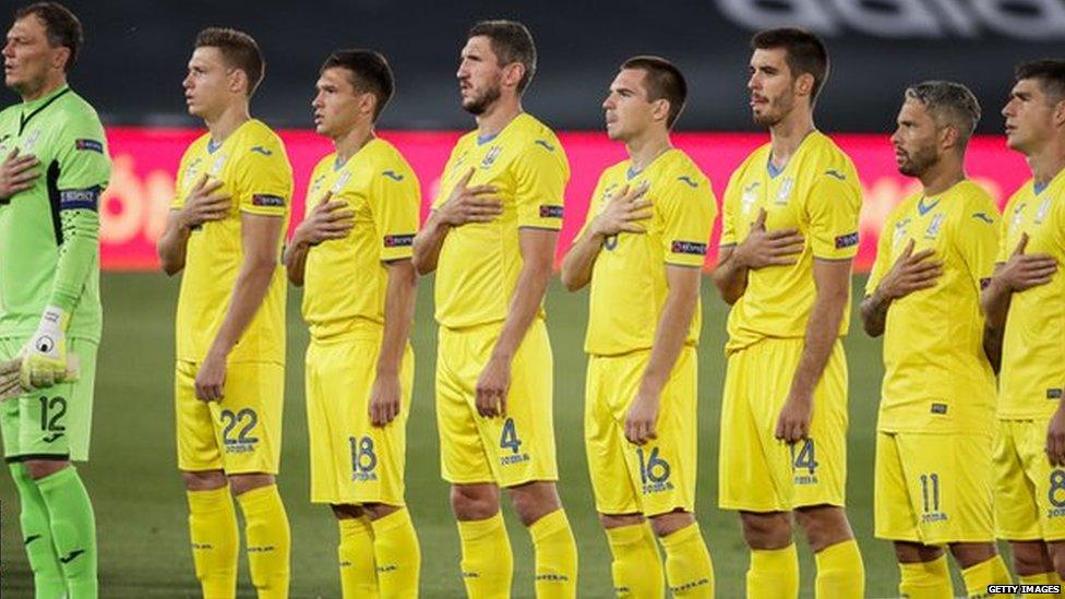 Ukraine players