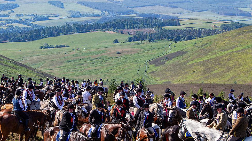 Selkirk Common Riding landscape